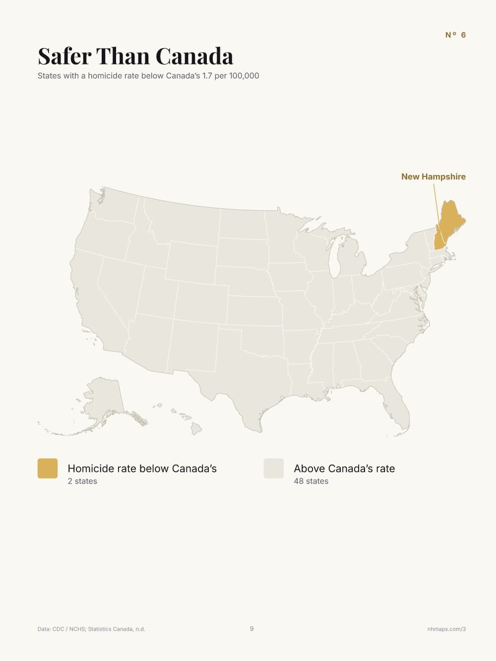 Book page: Safer Than Canada